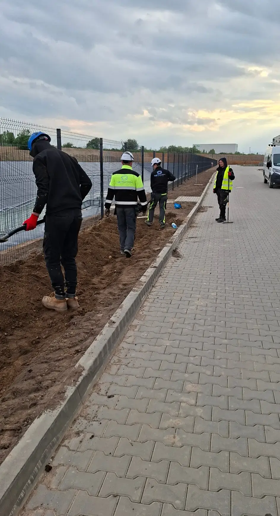 Terenowy punkt dystrybucyjny monitoringu CCTV